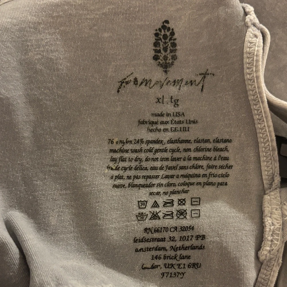 Free People Good Karma Runsie-Ice Gray-Size XL
